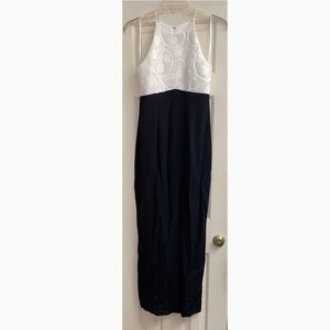 Vintage 90’s Donna Spaghetti strap Evening Gown